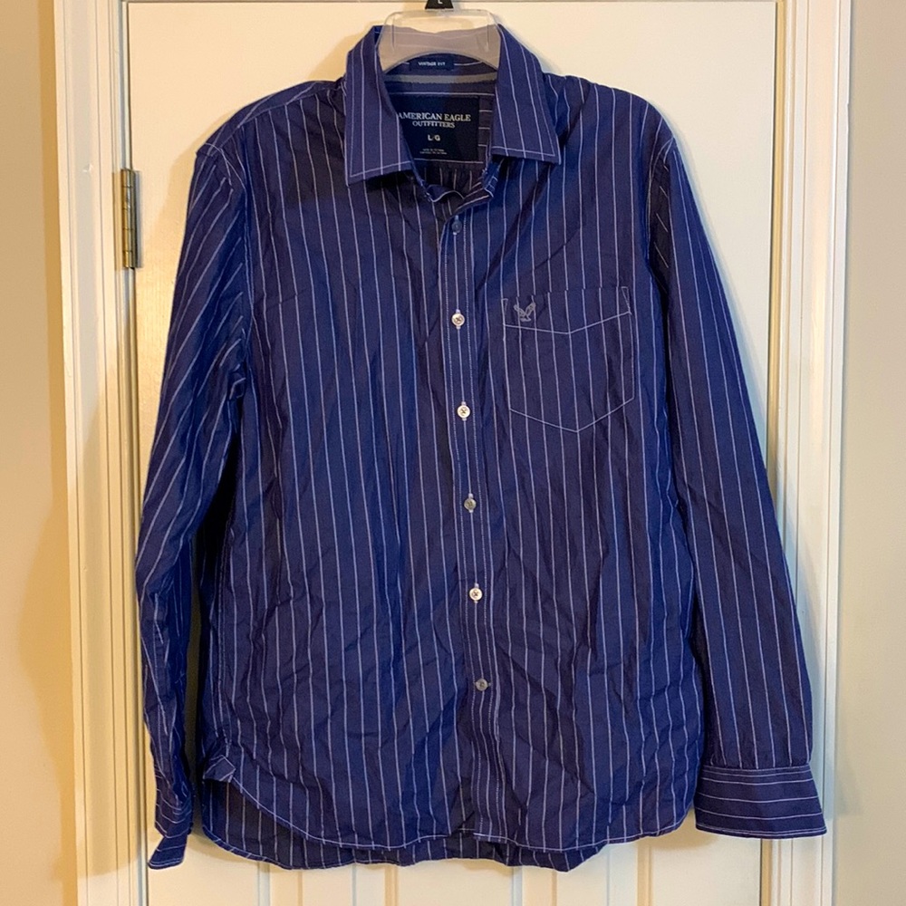 American Eagle Men’s Dress Shirt L